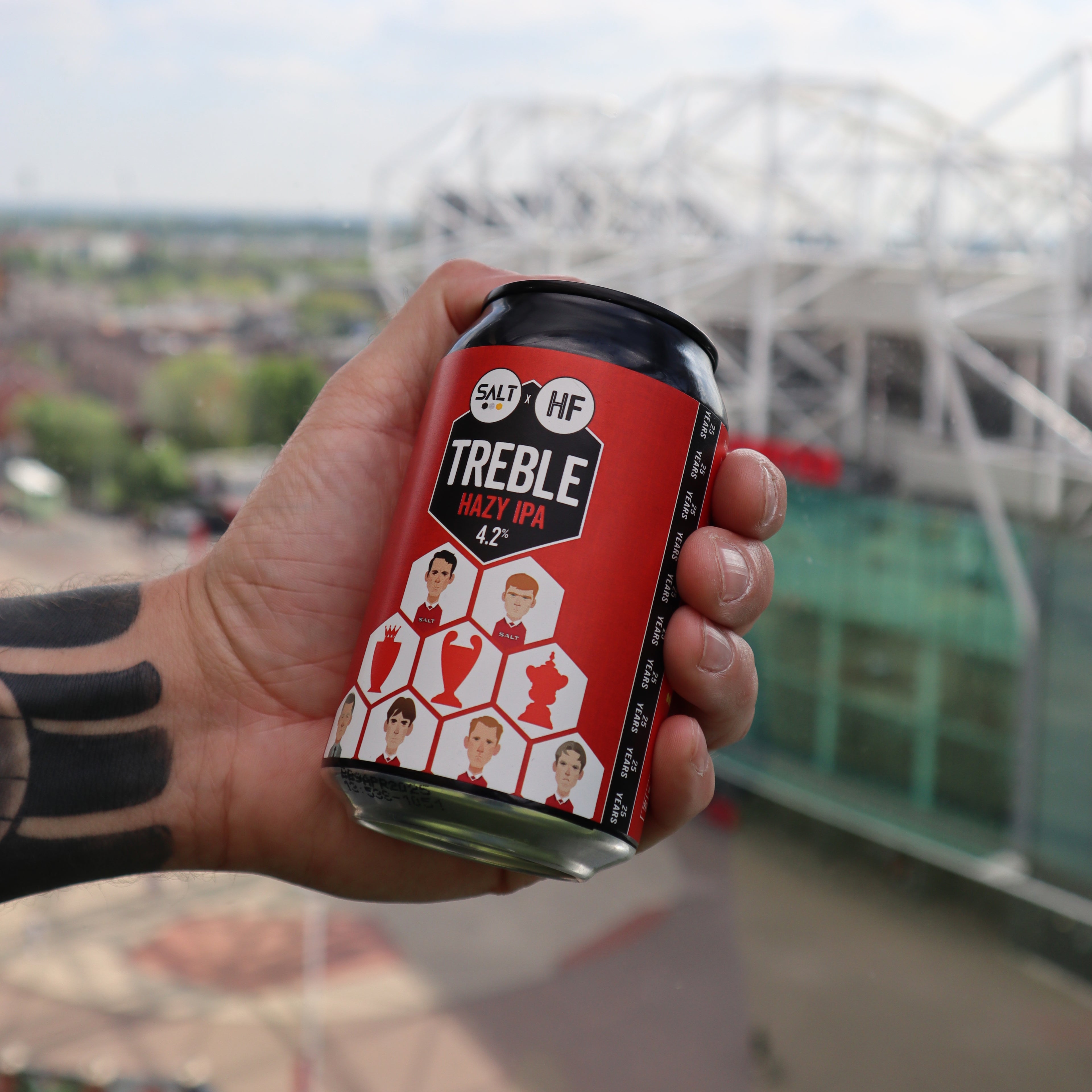 SALT x HOTEL FOOTBALL Release New 'TREBLE' Beer to Celebrate Manchester United!