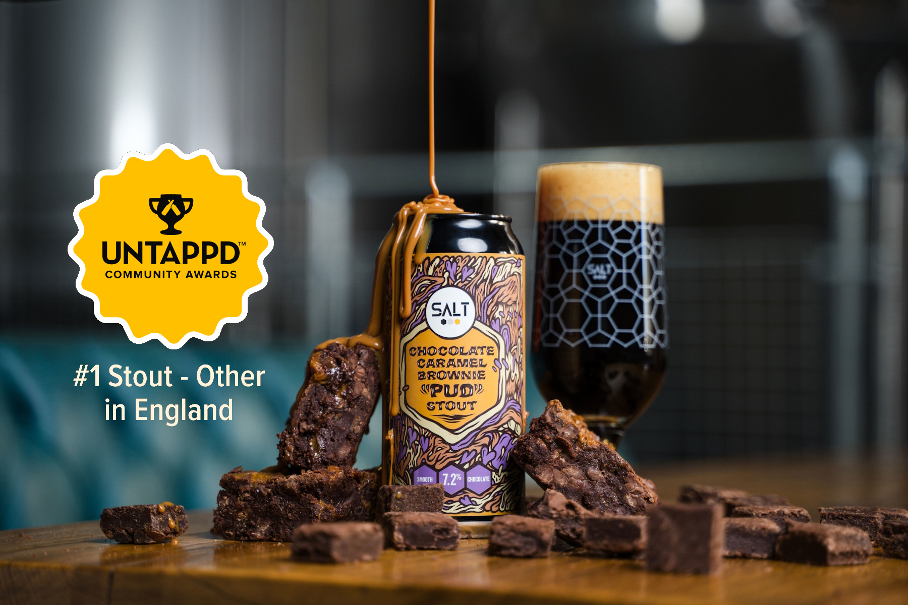 Chocolate Caramel Brownie is the best stout in England!