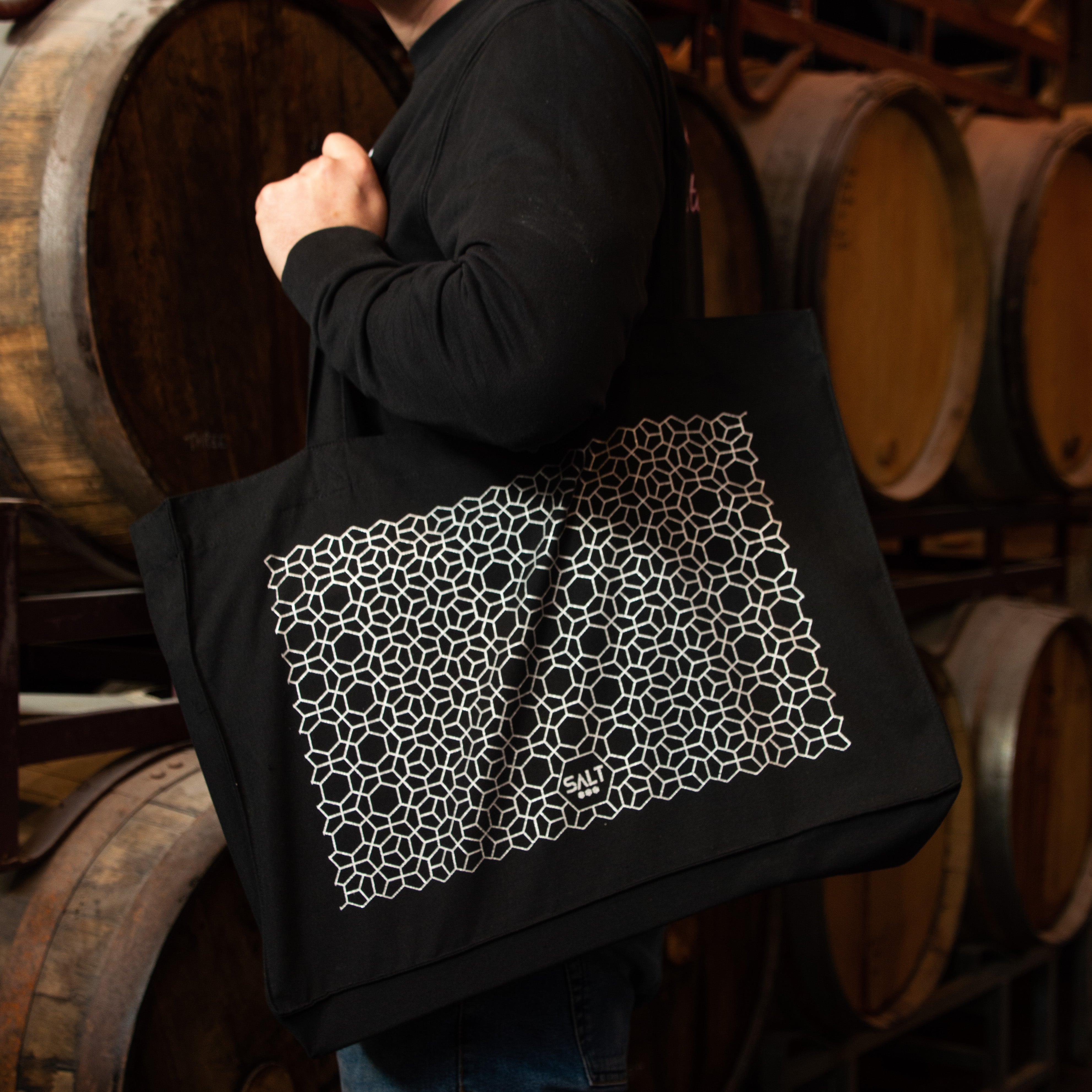 SALT EST. 2018 LARGE TOTE BAG
